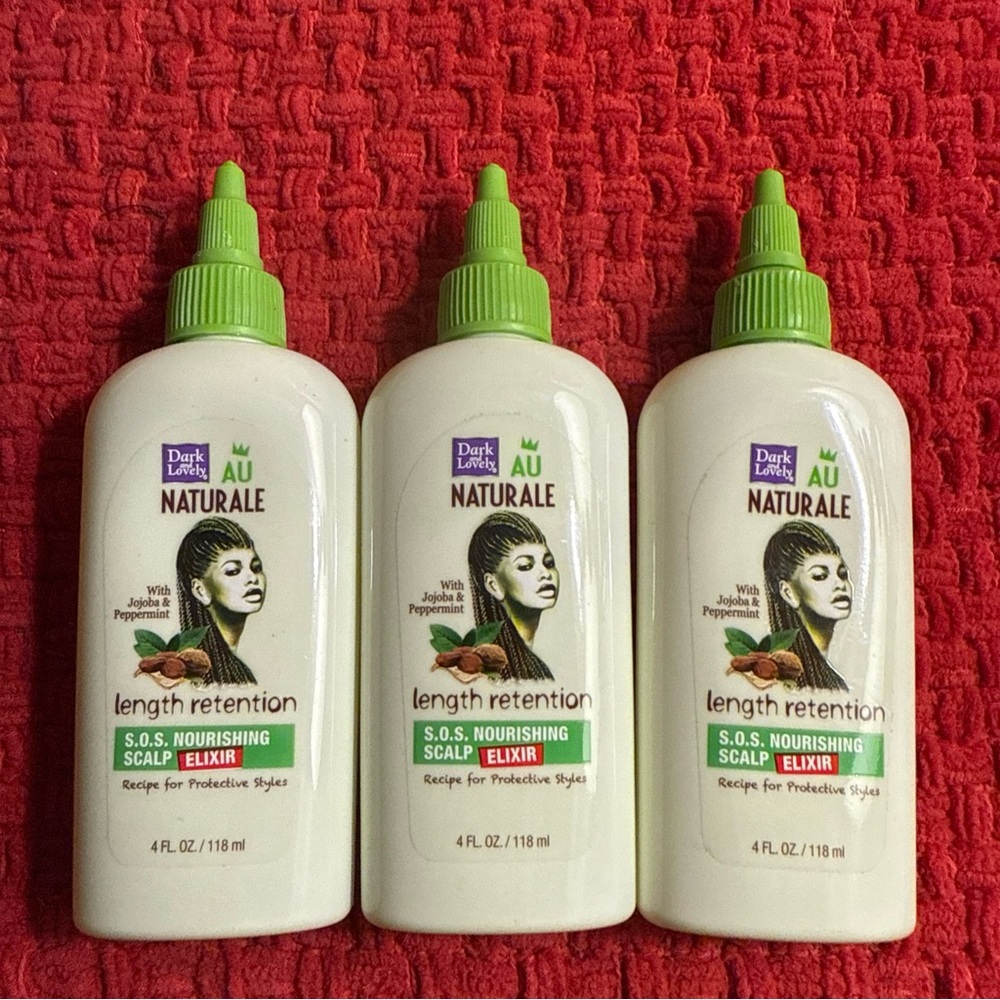 🥰🥰 3 Length Retention Nourishing Dark & Lovely AU Naturale Scalp Elixirs 🥰🥰